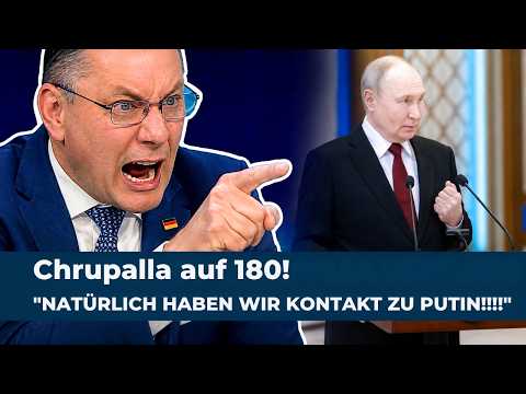 NATÜRLICH HABEN WIR KONTAKT ZU PUTN! Chrupalla nimmt Live Sendung auseinander