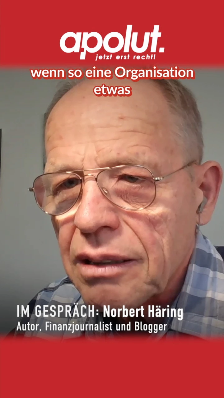 Norbert Häring: Keine staatlichen Gelder in den USA für Organisationen, die die Meinungsfreiheit unterdrücken!