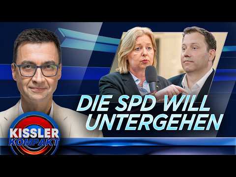 Nur noch elf Prozent: Die SPD will untergehen | KISSLER Kompakt am 11.06. Nur noch elf Prozent: Die SPD will untergehen | KISSLER Kompakt am 11.06.
