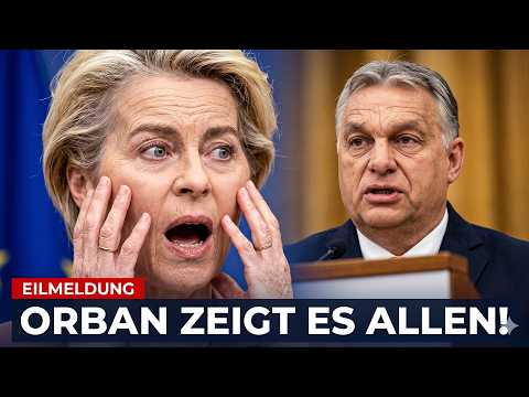 Orban schockiert Brüssel völlig: Mit diesem radikalen Plan zittert die gesamte EU-Kommission Orban schockiert Brüssel völlig: Mit diesem radikalen Plan zittert die gesamte EU-Kommission
