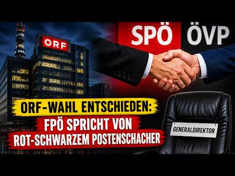 ORF-Wahl entschieden: FPÖ spricht von rot-schwarzem Postenschacher