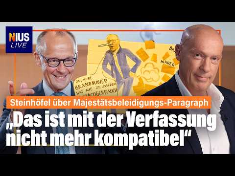 Paragraph 188 ist verfassungswidrig! Steinhöfel rechnet mit der CDU ab | NIUS Live