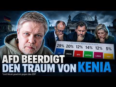 Politbeben in Deutschland: AfD beerdigt Keniatraum – ZDF gibt nach Musk Falschbehauptung klein bei!