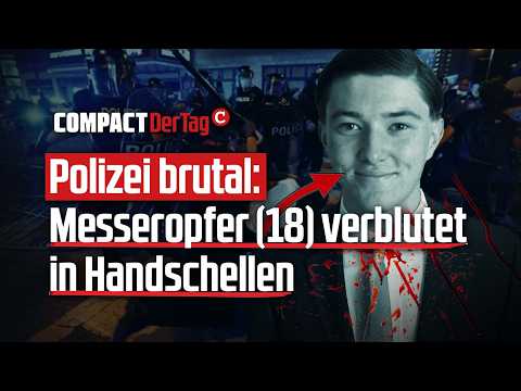 Polizei brutal: Messeropfer (18) verblutet in Handschellen💥 Polizei brutal: Messeropfer (18) verblutet in Handschellen💥