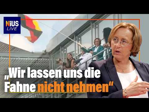 Polizei gegen Deutschlandfahne: Beatrix von Storch packt aus | NIUS Live Polizei gegen Deutschlandfahne: Beatrix von Storch packt aus | NIUS Live