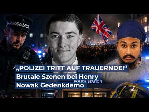„POLIZEI TRITT AUF TRAUERNDE!“ Brutale Szenen bei Henry Nowak Gedenkdemo
