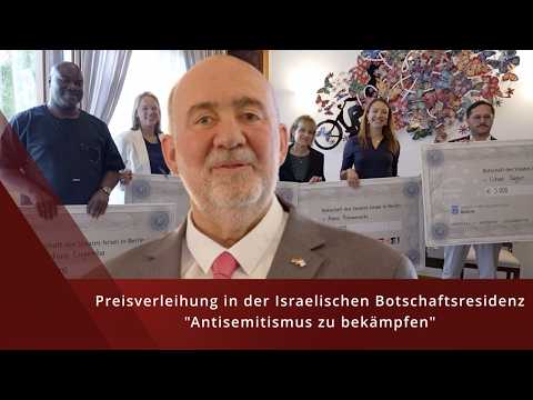 Preisverleihung in der Israelischen Botschaftsresidenz – Building Bridges