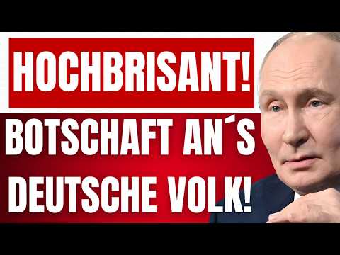 PUTIN spricht zum DEUTSCHEN VOLK über die AfD! – AfD wird SIEGEN! – PUTIN kündigt BÜNDNIS an!