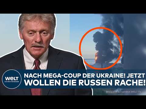 PUTINS KRIEG: Nach Mega-Coup der Ukraine! Jetzt wollen die Russen Rache! Peskow mit scharfer Ansage!