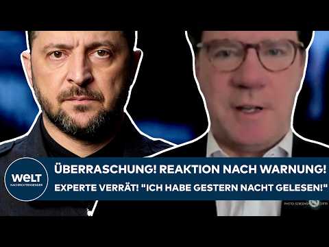 PUTINS KRIEG: Überraschung! Reaktion nach Warnung! Experte verrät! „Ich habe gestern Nacht gelesen!“