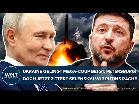 PUTINS KRIEG: Ukrainern gelingt Mega-Coup bei St. Petersburg! Jetzt warnt Selenskyj vor Putins Rache