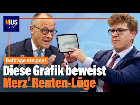 Renten-Reform: Merz verspricht Senkung – Beiträge steigen trotzdem |NIUS Live Renten-Reform: Merz verspricht Senkung – Beiträge steigen trotzdem |NIUS Live