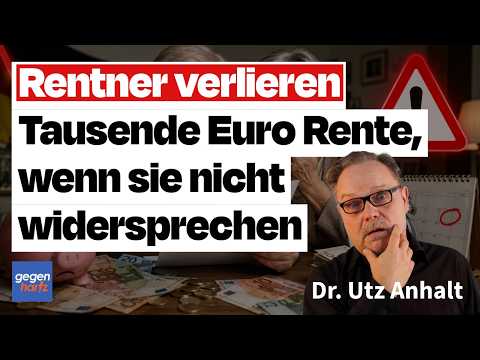 Rentner die diesen Einspruch nicht einlegen, verlieren für immer Tausende Euro Rente