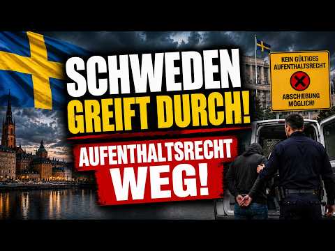 Schweden verschärft Migrationskurs massiv Schweden verschärft Migrationskurs massiv