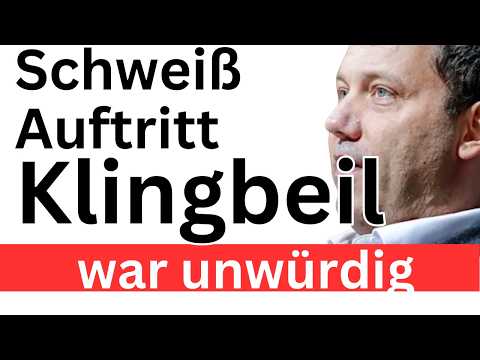 Schwitzender Minister ohne Kontrolle ❌ Klingbeil ❌