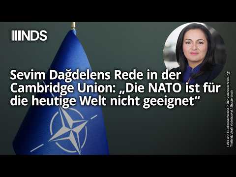 Sevim Dağdelens Rede in der Cambridge Union: „Die NATO ist für die heutige Welt nicht geeignet“ NDS Sevim Dağdelens Rede in der Cambridge Union: „Die NATO ist für die heutige Welt nicht geeignet“ NDS