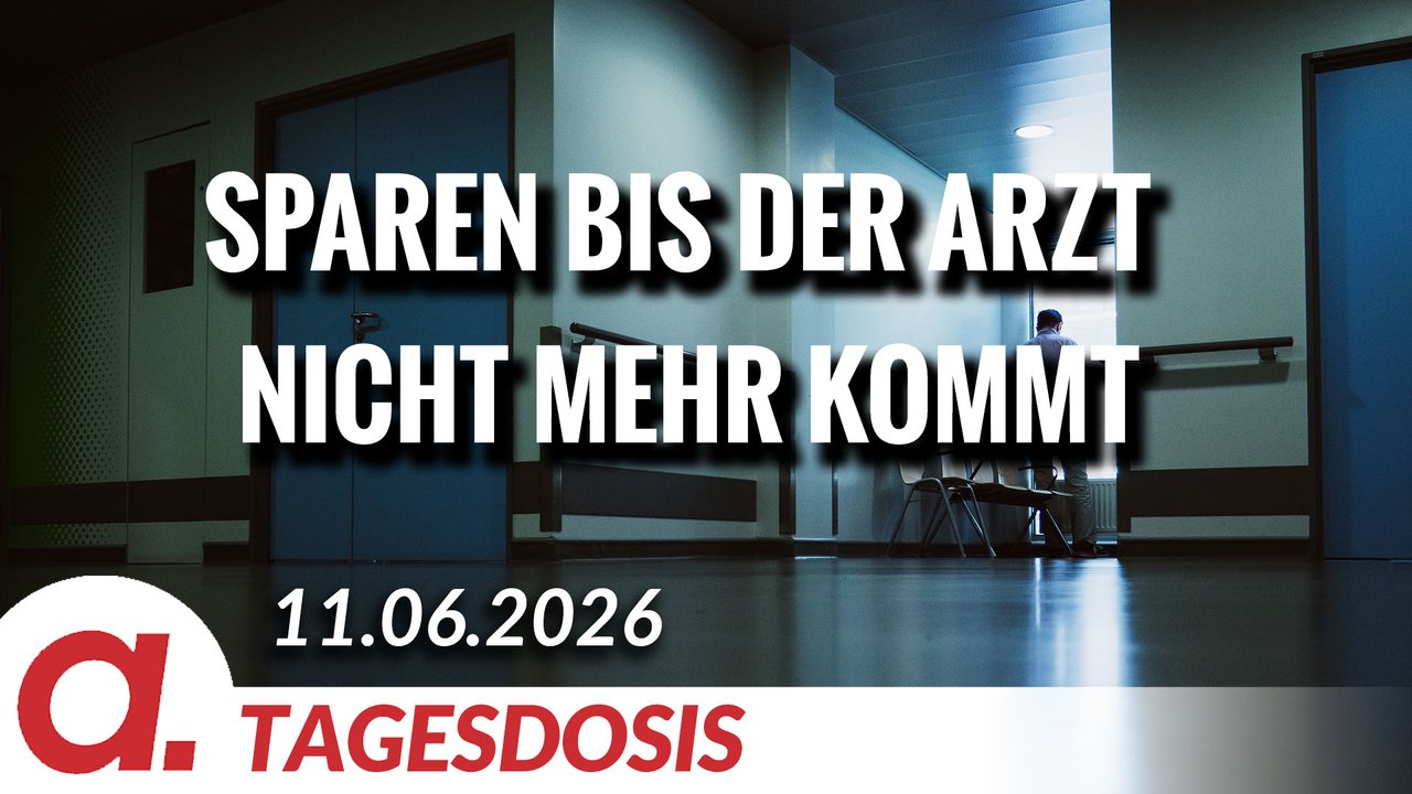 Sparen bis der Arzt nicht mehr kommt | Von Janine Beicht Sparen bis der Arzt nicht mehr kommt | Von Janine Beicht