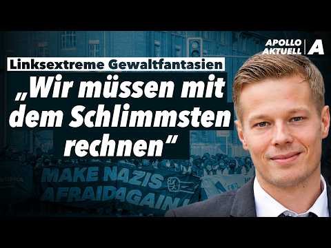 „Steine auf Bullen werfen“ – Linksextreme planen Gewalt-Exzesse – Manuel Ostermann im Interview