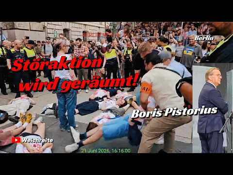 Störaktion bei Boris Pistorius wird geräumt! Veteranentag & Antifa Berlin 21.6.26 @BerlinBerlinTV Störaktion bei Boris Pistorius wird geräumt! Veteranentag & Antifa Berlin 21.6.26 @BerlinBerlinTV