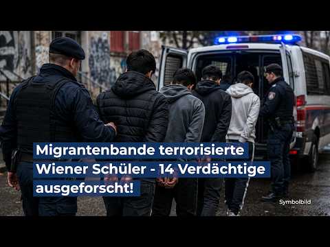 Syrisch-afghanische Migrantenbande terrorisierte Wiener Schüler: 14 Verdächtige ausgeforscht
