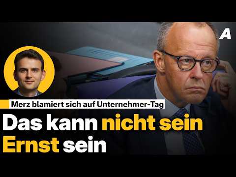 Talkshows sollen die Wirtschaft retten: Merz verhöhnt deutsche Unternehmer | Newsroom