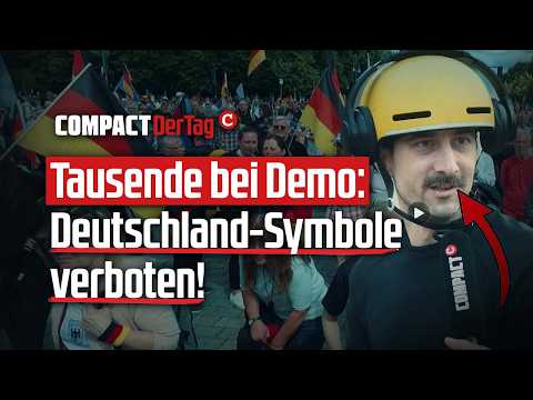 Tausende bei Demo: Deutschland-Symbole verboten!💥 Tausende bei Demo: Deutschland-Symbole verboten!💥