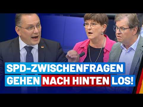 Tino Chrupalla kontert perfekt und gibt Esken & Stegner Nachhilfe in Demokratie! – AfD-Fraktion Tino Chrupalla kontert perfekt und gibt Esken & Stegner Nachhilfe in Demokratie! – AfD-Fraktion