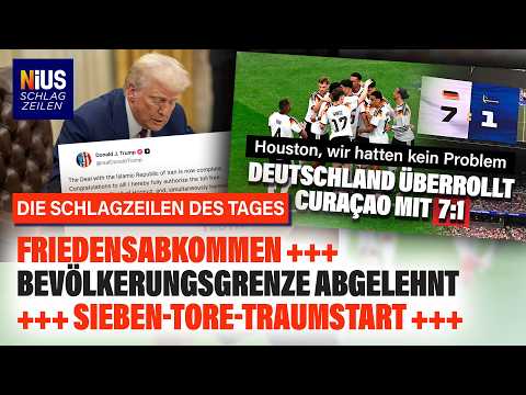 Trumps Iran-Deal und das WM-Märchen von Curaçao | NIUS Schlagzeilen