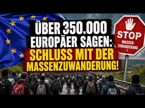 Über 350.000 Europäer sagen: Schluss mit der Massenzuwanderung! Über 350.000 Europäer sagen: Schluss mit der Massenzuwanderung!