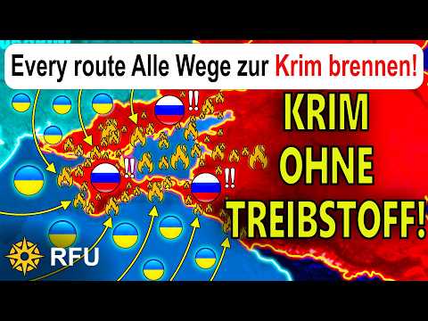 Ukraine kappt Treibstoff für die Krim: Russlands Versorgungswege brennen und kollabieren Ukraine kappt Treibstoff für die Krim: Russlands Versorgungswege brennen und kollabieren