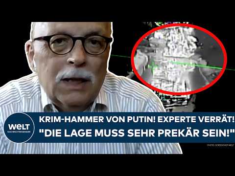 UKRAINE-KRIEG: Krim-Hammer von Wladimir Putin! Experte verrät! „Die Lage muss sehr prekär sein!“