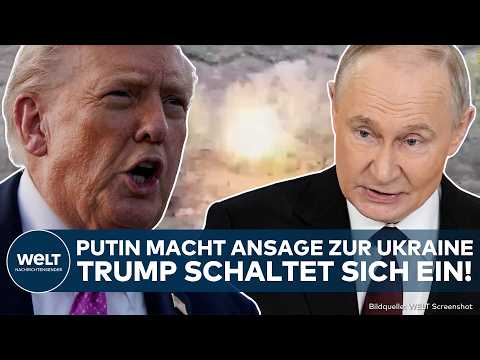 UKRAINE-KRIEG: Putin reagiert auf Lage! Trump schaltet sich ein! Selenskyj geht auf Russland zu