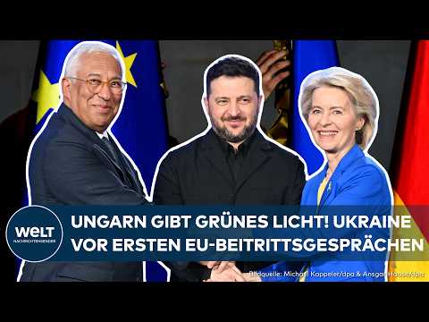 UKRAINE: Lichtblick für Selenskyj! Kiew rückt einen Schritt näher an den EU-Beitritt