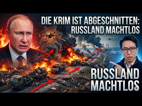 Ukraines neuer Drohnen-Schlag schneidet die Krim ab: Russlands Albtraum wird jetzt bittere Realität