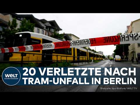 UNFALL IN BERLIN: Zugteil plötzlich aufgerissen! Straßenbahn entgleist in Neu-Hohenschönhausen