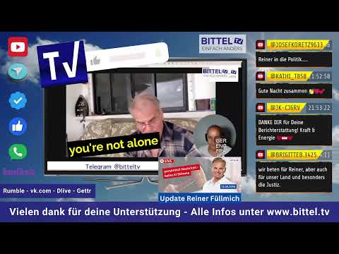 Update Reiner Füllmich – persönliche Nachricht – 23.06.2026 Update Reiner Füllmich – persönliche Nachricht – 23.06.2026