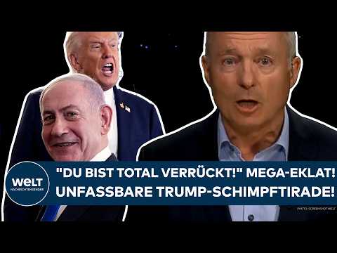 USA: „Du bist total verrückt!“ Mega-Eklat! Unfassbare Trump-Schimpftirade gegen Netanjahu!