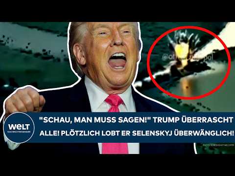 USA: „Schau, man muss sagen!“ Donald Trump überrascht alle! Plötzlich lobt er Selenskyj überwänglich