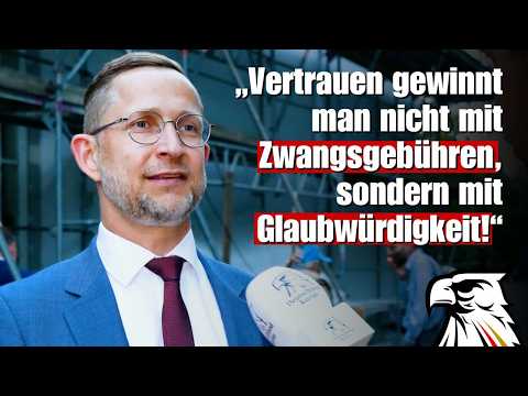„Vertrauen gewinnt man nicht mit Zwangsgebühren, sondern mit Glaubwürdigkeit!“ | Daniel Wald „Vertrauen gewinnt man nicht mit Zwangsgebühren, sondern mit Glaubwürdigkeit!“ | Daniel Wald