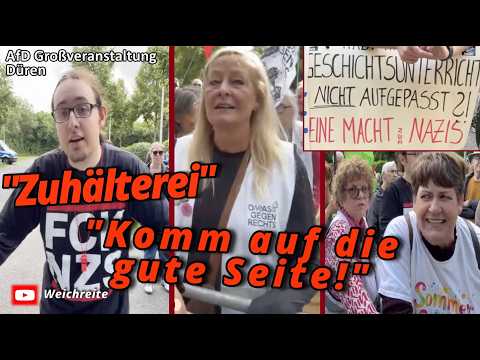 „Verurteilter Rechtsextremist wie Tim Kellner & Zuhälterei“ AfD & Gegendemo Antifa Linke Düren3.6.26