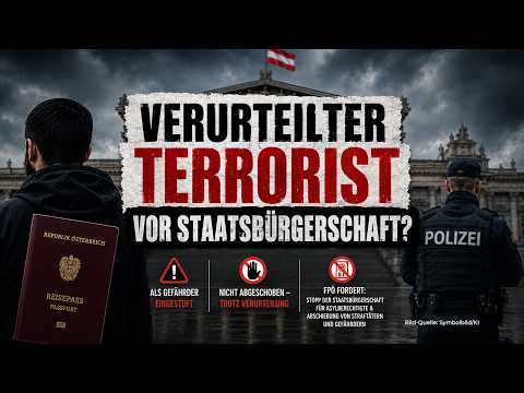Verurteilter Terrorist vor Staatsbürgerschaft? FPÖ schlägt Alarm Verurteilter Terrorist vor Staatsbürgerschaft? FPÖ schlägt Alarm