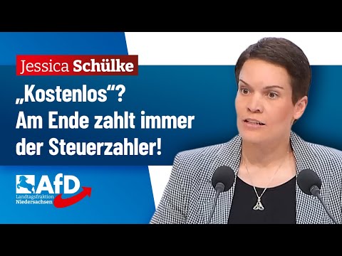 Von wegen „kostenlos“! – Jessice Schülke (AfD) Von wegen „kostenlos“! – Jessice Schülke (AfD)