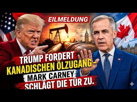 VOR 1 MIN: Trump fordert Zugang zu kanadischem Öl – Mark Carney knallt die Tür zu VOR 1 MIN: Trump fordert Zugang zu kanadischem Öl – Mark Carney knallt die Tür zu