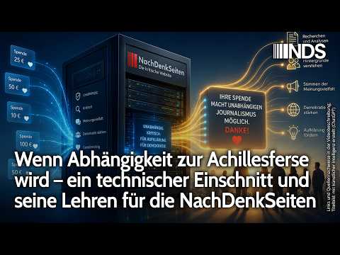 Wenn Abhängigkeit zur Achillesferse wird – technischer Einschnitt & Lehren für die NachDenkSeiten