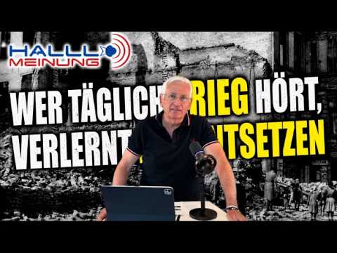 Wer täglich Krieg hört, verliert das Entsetzen