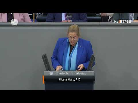 Wer wird im Parlament gehört? Rede entfacht neue Diskussion – Nicole Hess AfD
