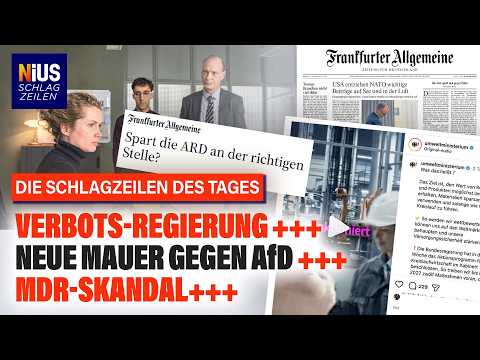 Wie der Staat eine „neue Mauer“ gegen die AfD plant und der MDR fürs Nichtstun zahlt Wie der Staat eine „neue Mauer“ gegen die AfD plant und der MDR fürs Nichtstun zahlt