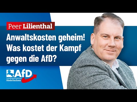 Wie viel Steuergeld gibt die Regierung gegen die AfD aus? – Peer Lilienthal (AfD)