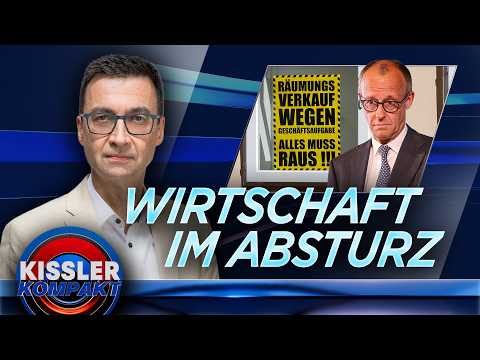 Wirtschaftlicher Absturz: Deutschlands Industrie geht pleite| KISSLER Kompakt am 03.06.
