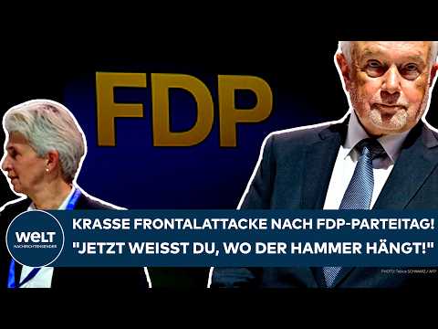 WOLFGANG KUBICKI: Krasse Frontalattacke nach FDP-Parteitag! „Jetzt weißt du, wo der Hammer hängt!“
